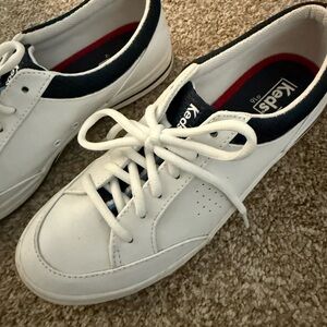 Keds women’s White and Navy Sneakers